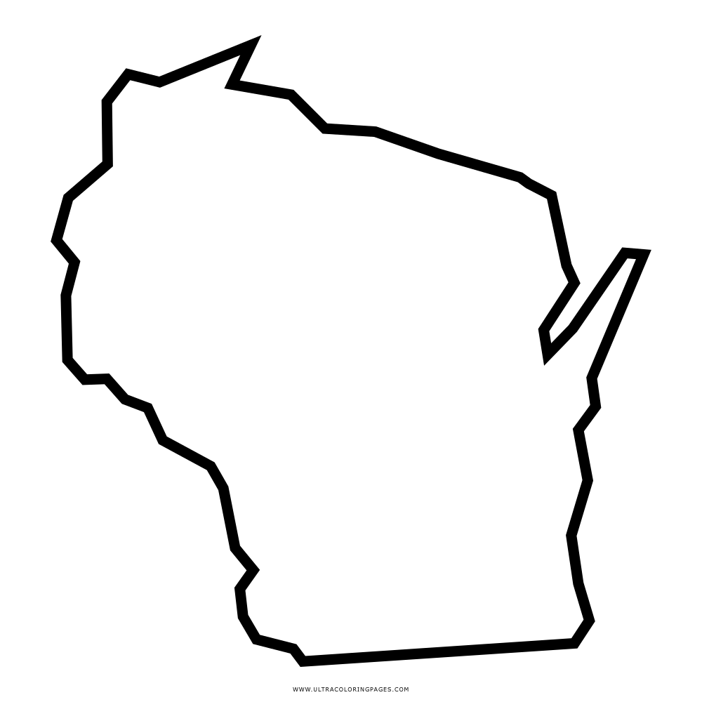 Wisconsin coloring page