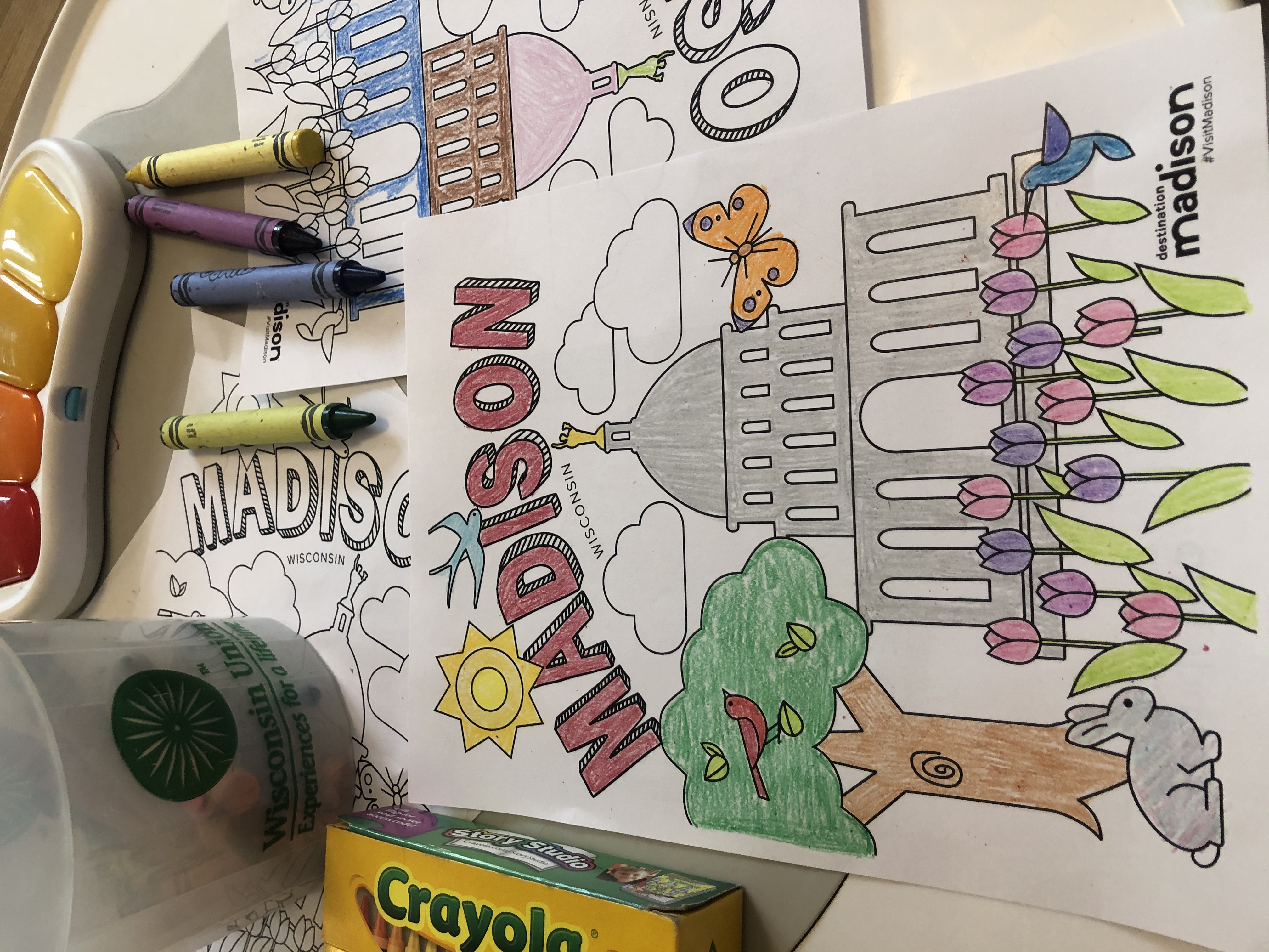 Madison wi coloring activity sheets for kids destination madison