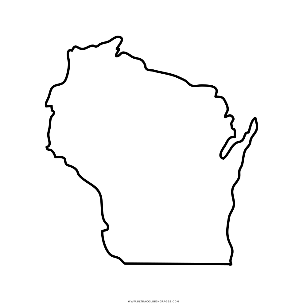 Wisconsin coloring page