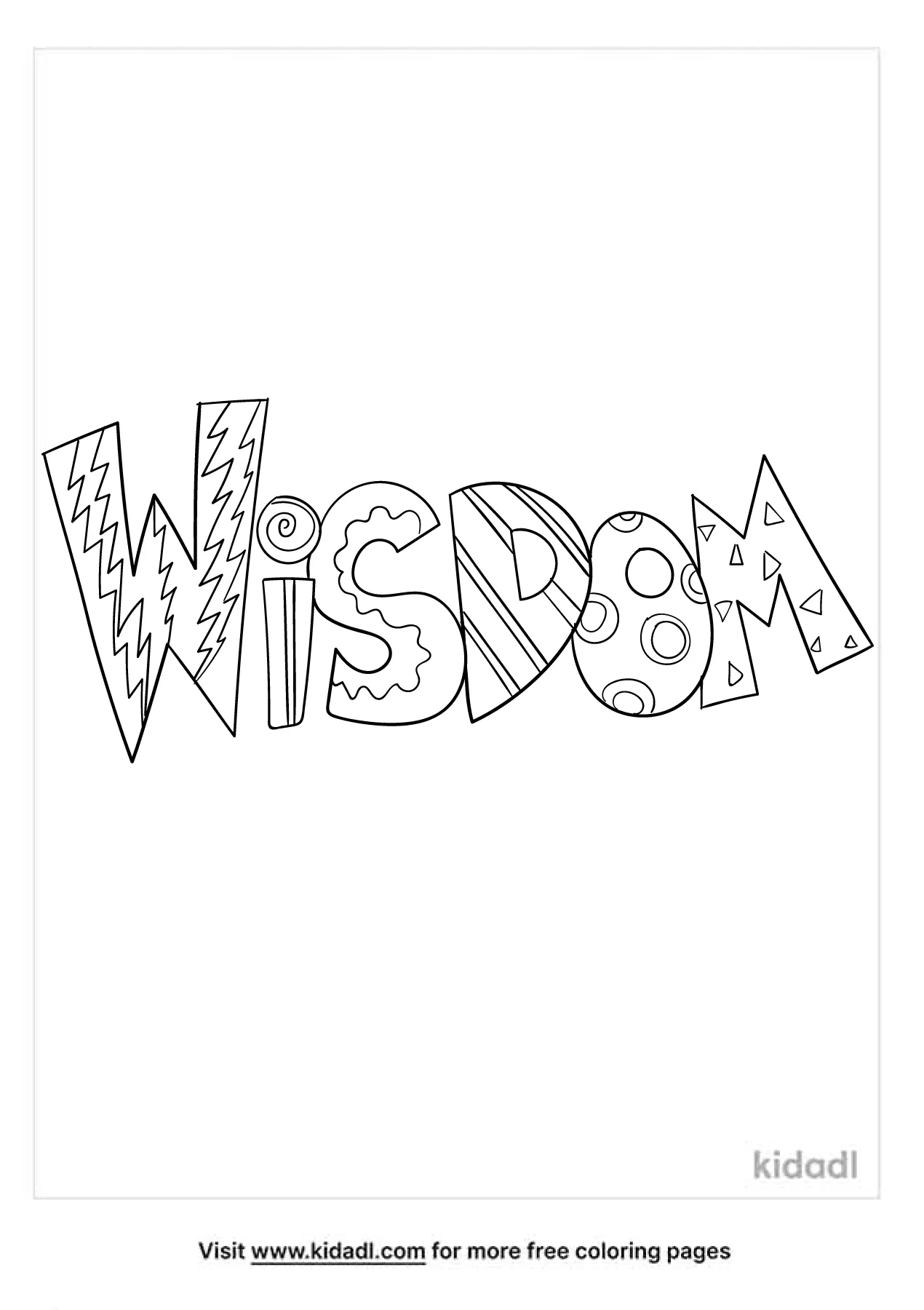 Free word of wisdom coloring page coloring page printables