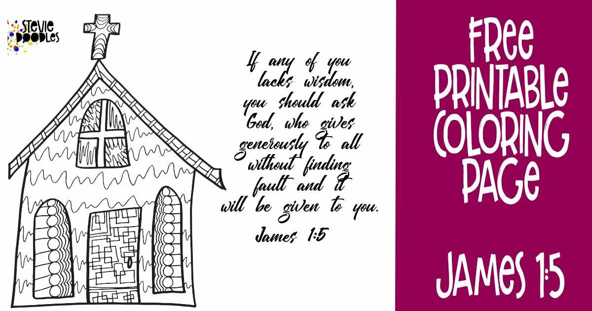 James coloring page â stevie doodles