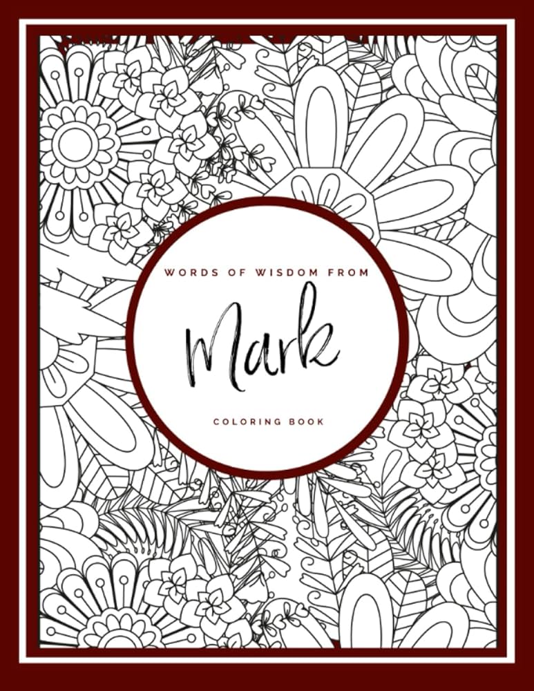 Words of wisdom series mark coloring book twenty five inspirational quotes from mark twain bined with coloring pages joy book books