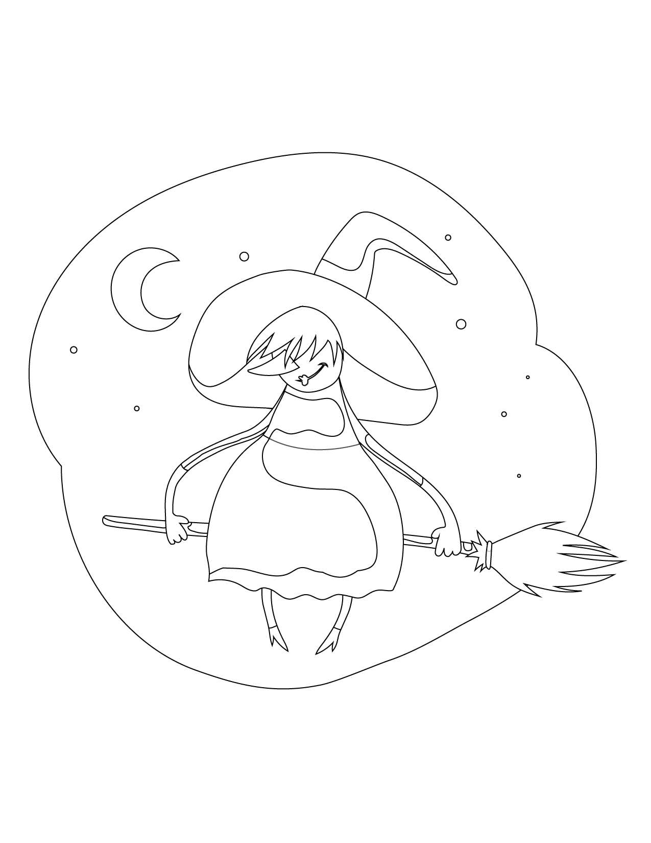 Witch pages â printable pages