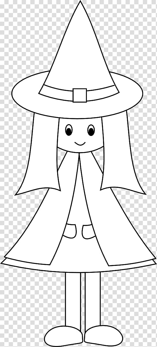 Free witch drawing coloring book halloween cat broom coloring pages transparent background png clipart