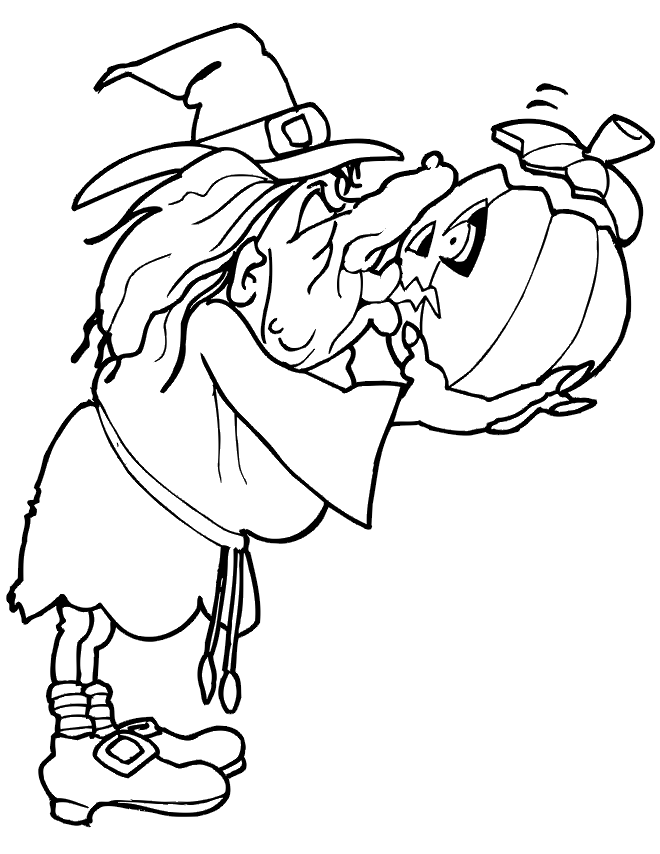 Witch coloring pages free printables for kids