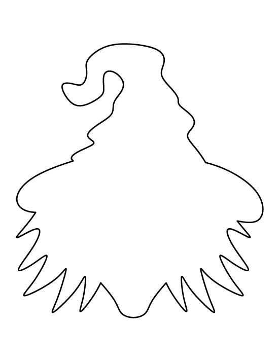 Printable witch face template face template witch face holiday patterns