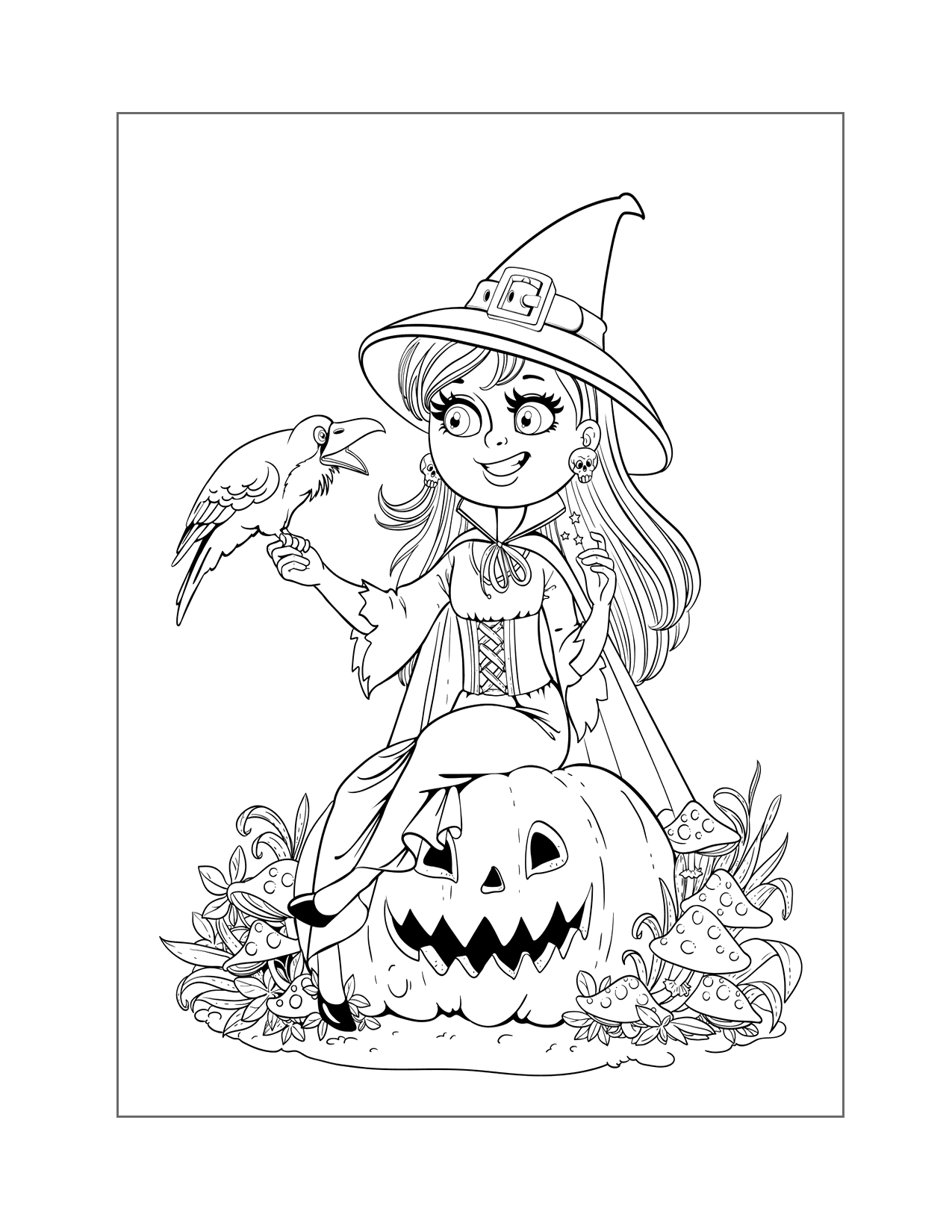 Witch pages â printable pages