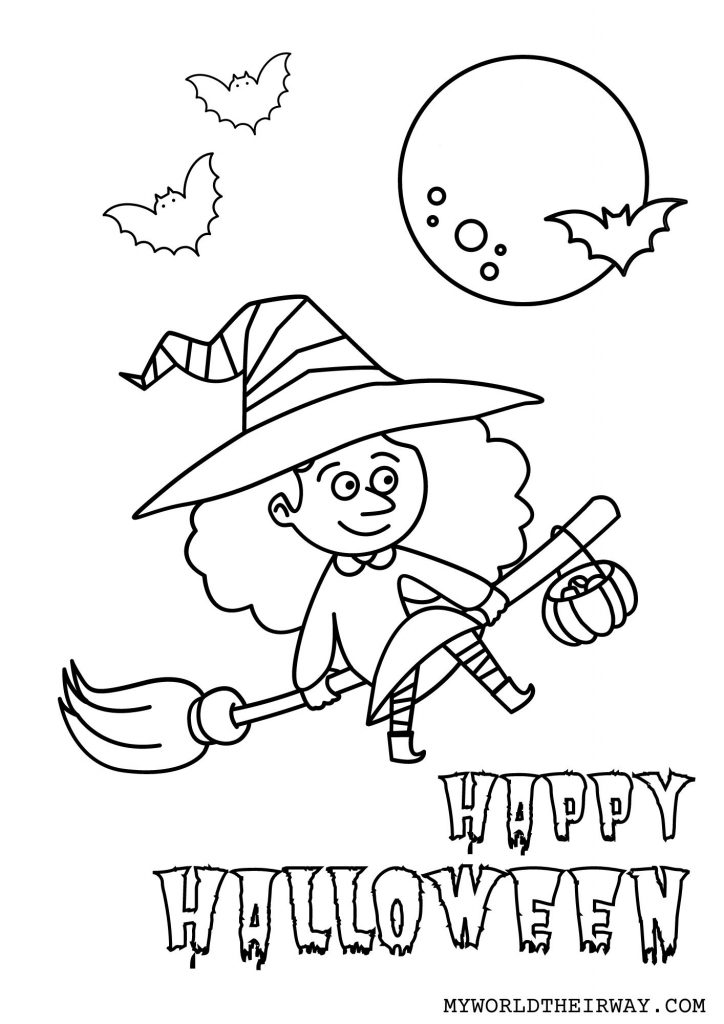 Halloween coloring pages free printables