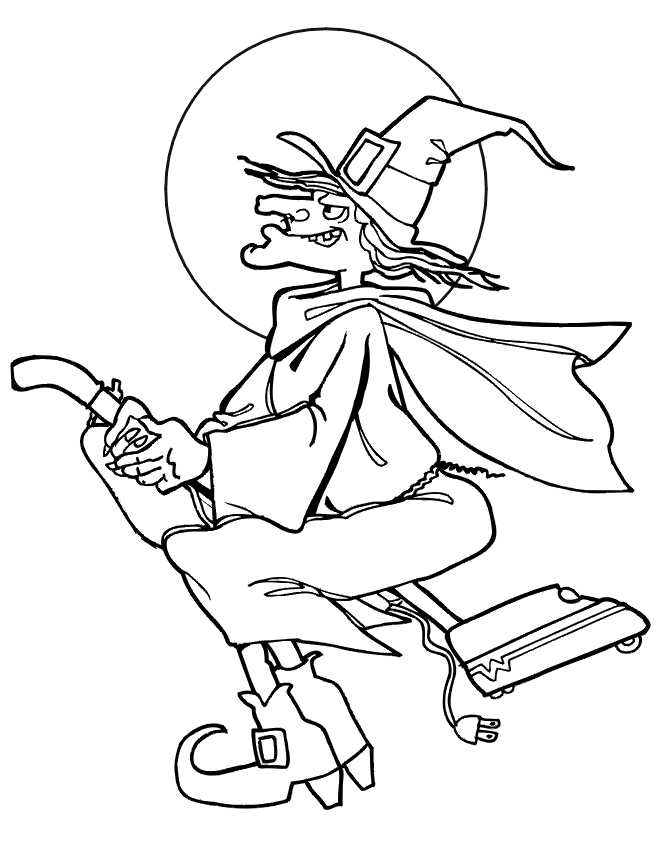 Witch coloring pages free printables for kids