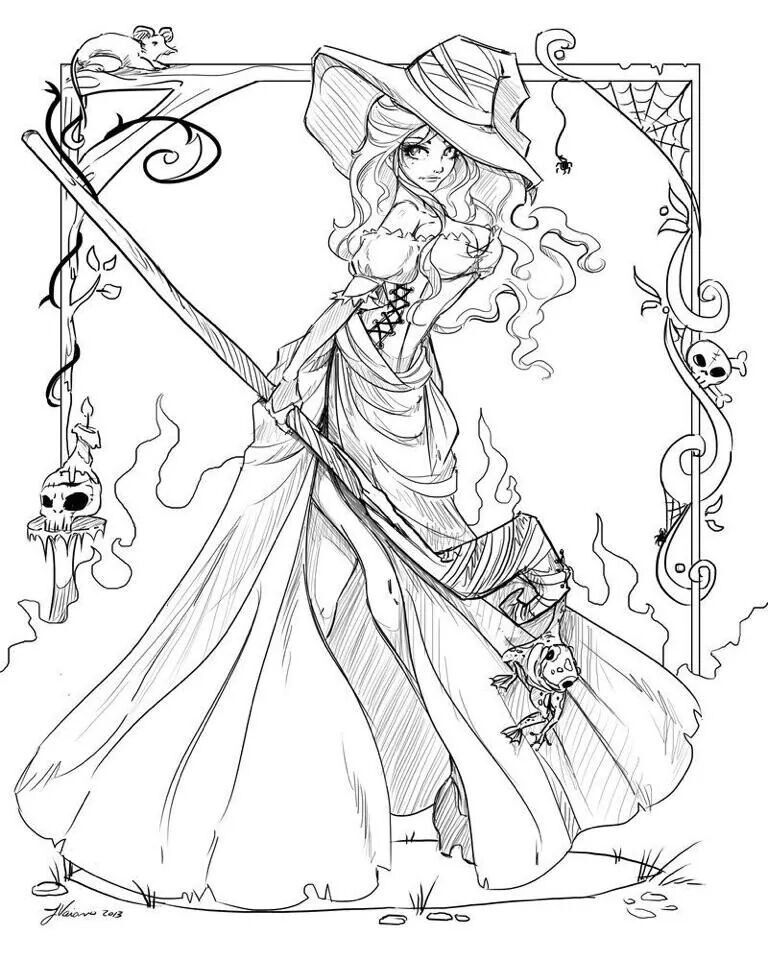 Free printable witch coloring pages for kids witch coloring pages halloween coloring pages adult coloring pages