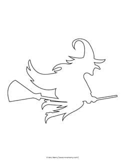 Halloween witch coloring pages printable mrs merry