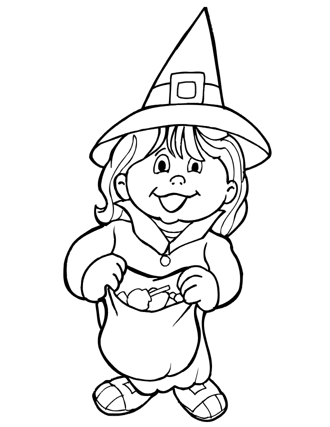 Witch coloring pages free printables for kids