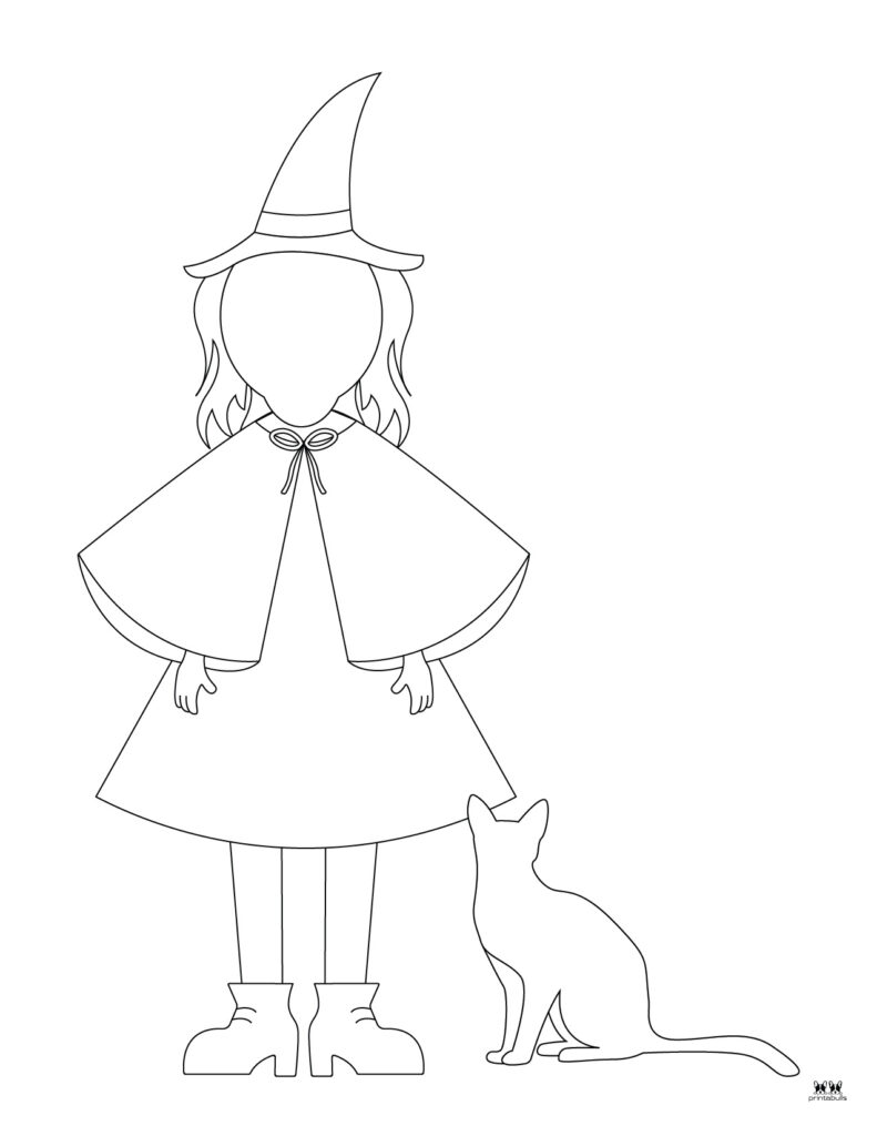 Witch coloring pages