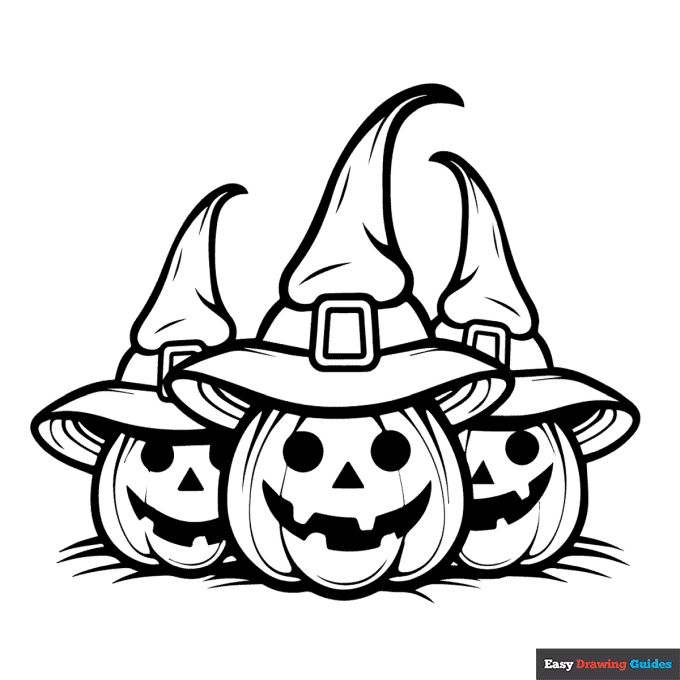 Free printable pumpkin coloring pages for kids