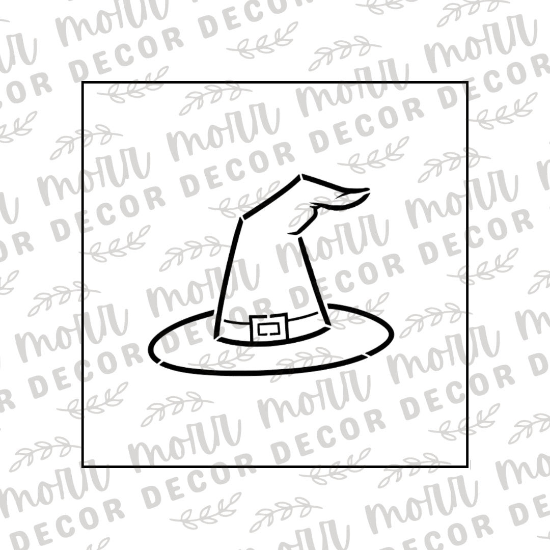 Pyo witch hat halloween cookie stencil â morr decor
