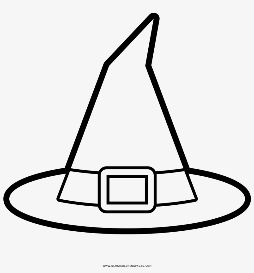 Coloring pages of witches hat with witch page ultra