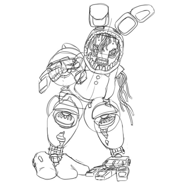 Withered bonnie rfivenightsatfreddys