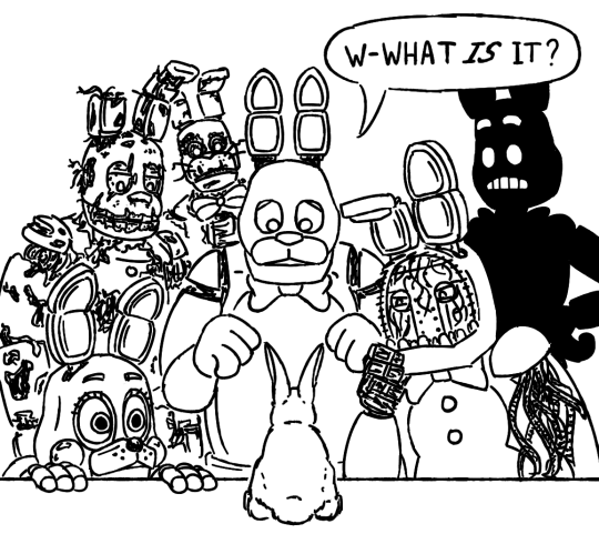 Rabbit animatronics trying to deal with a real rabbit â we are william afton stans first and humans second