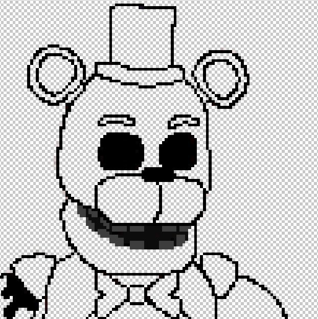 Pixelart withered freddy by me five nights at freddys ptbr amino