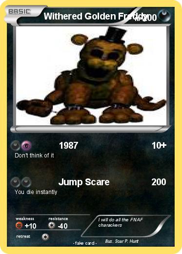 Pokemon withered golden freddy