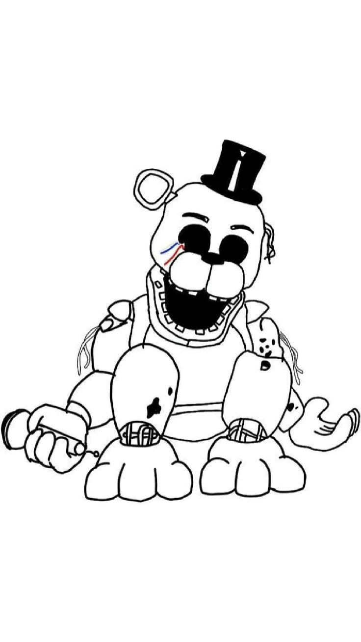 Freddy fnaf fnaf coloring pages coloring pages fnaf drawings