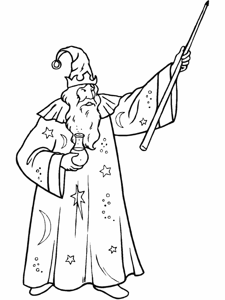 Fantasy coloring pages wizard witch coloring pages coloring pages coloring pages for kids
