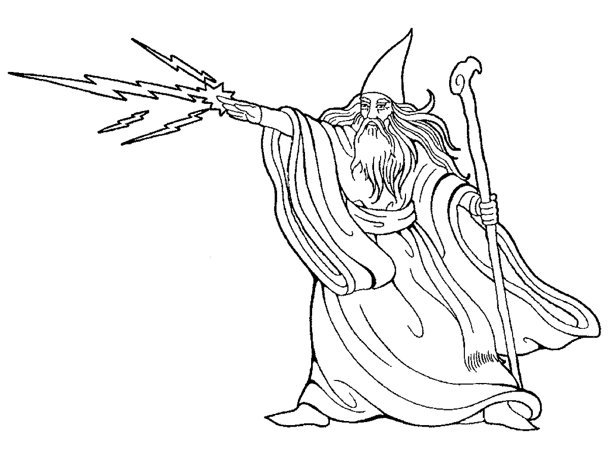 Magic coloring pages