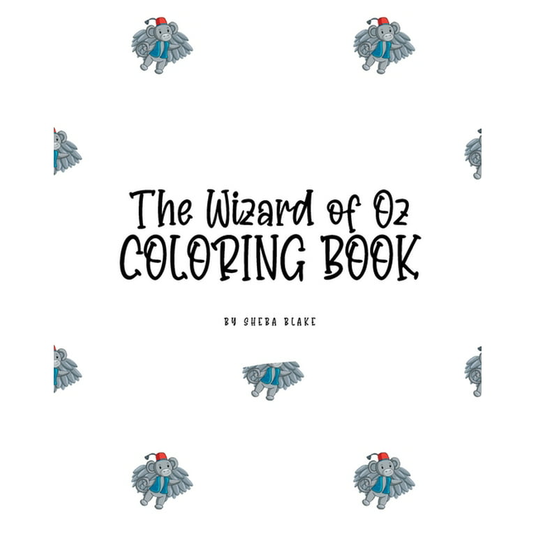 The wizard of oz coloring book for children x coloring book activity book paperback