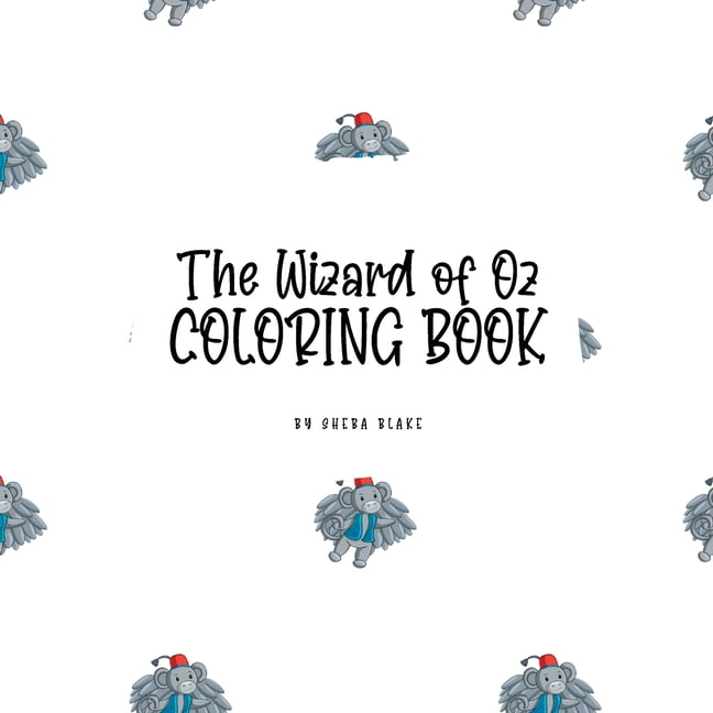 The wizard of oz coloring book for children x coloring book activity book paperback