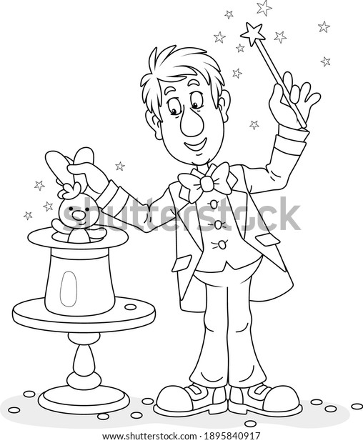 Thousand coloring pages magician royalty