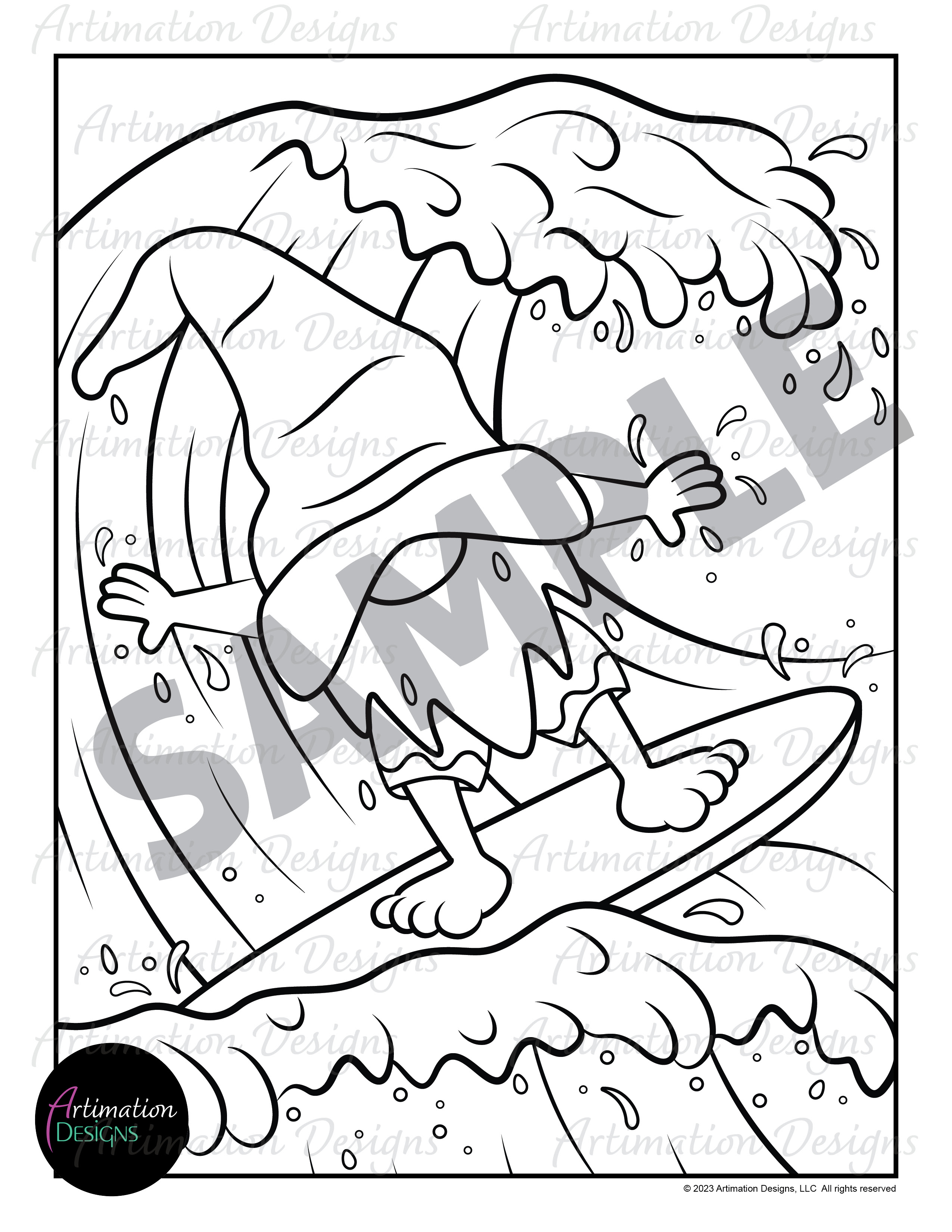 Summer gnomes coloring pages summertime coloring activity