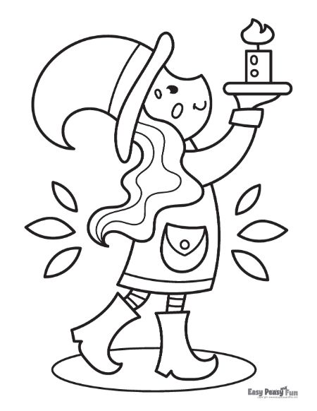 Printable witch coloring pages â sheets