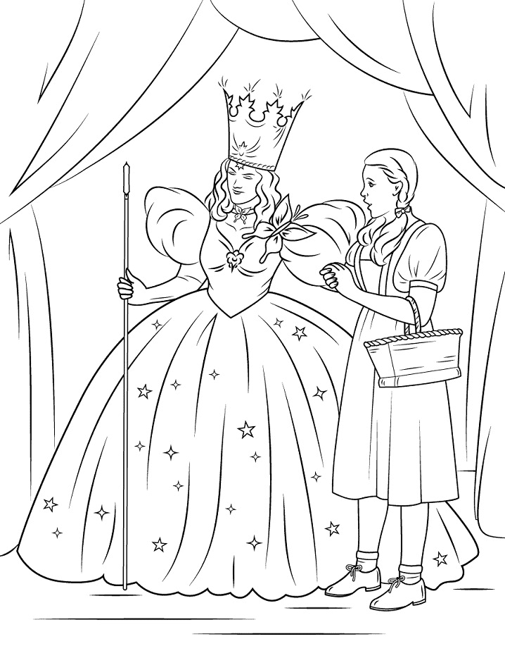 Wizard of oz coloring pages printable for free download