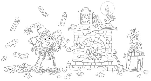 Page gnomes coloring book images