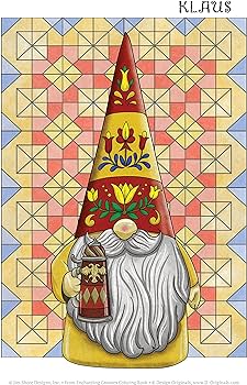 Jim shore enchanting gnomes coloring book an inspirational collection of whimsical characters design originals x spiral adult coloring book