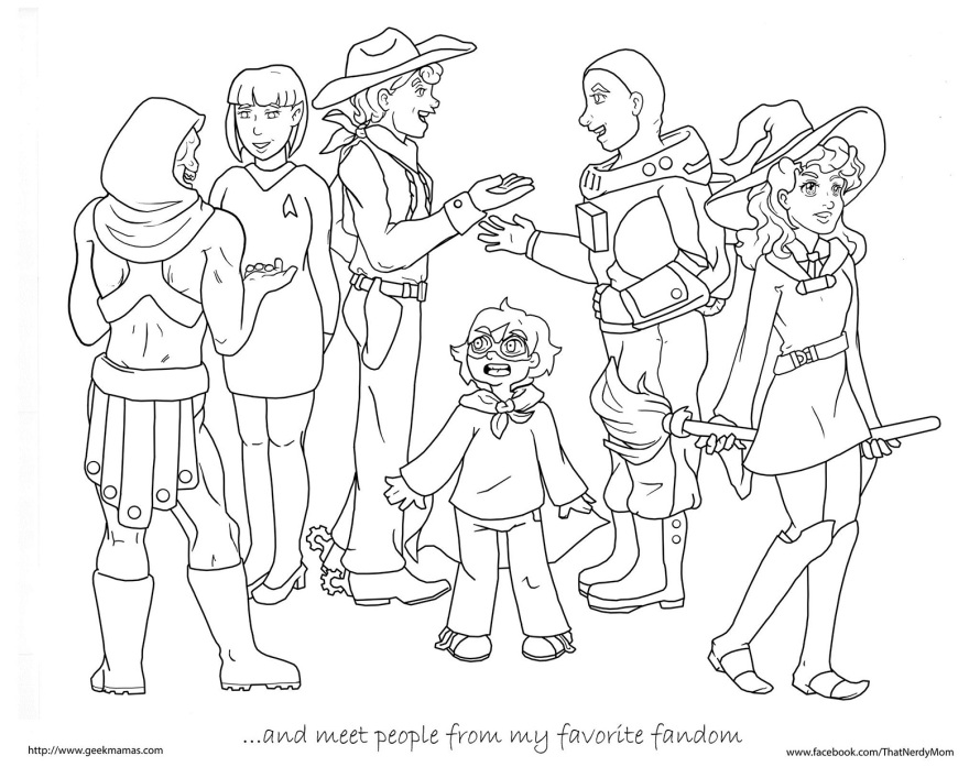 Printable coloring page from our uping kids book â geek mamas