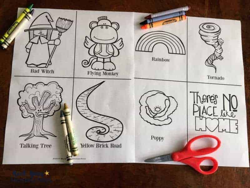Free printable pack of wizard of oz learning fun