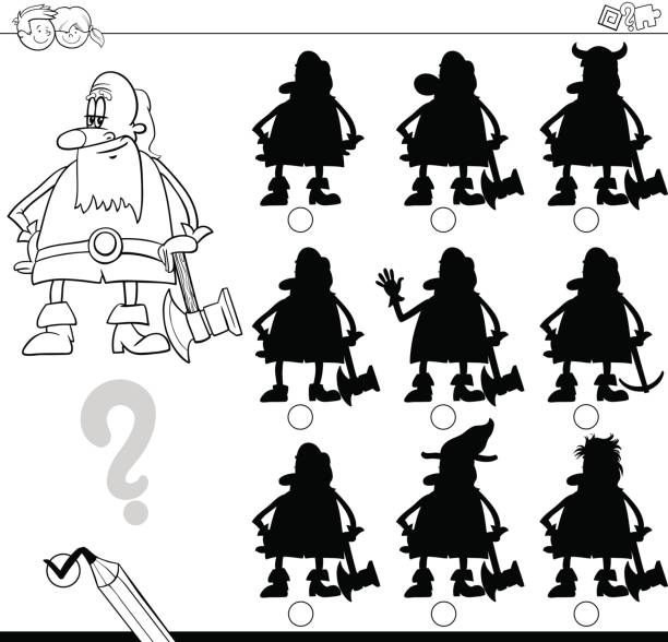 Black and white coloring pages for adults silhouette stock illustrations royalty