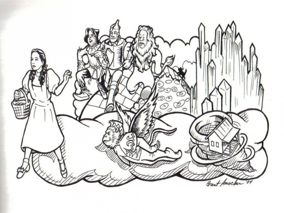 Wizard of oz drawing