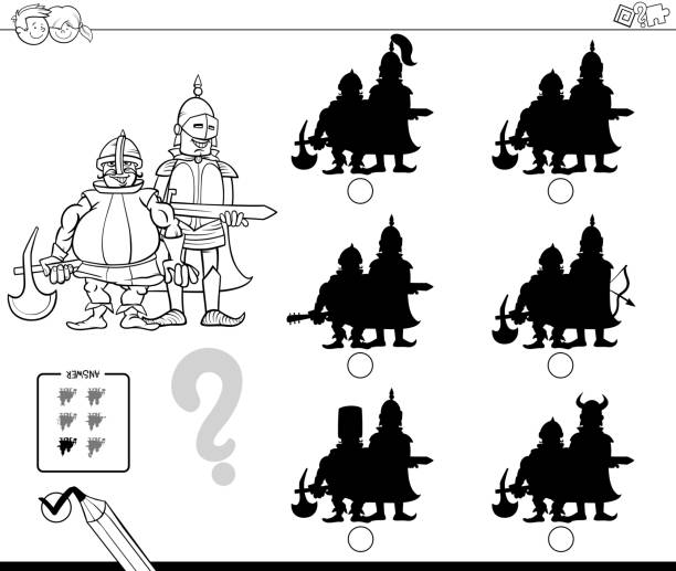 Black and white coloring pages for adults silhouette stock illustrations royalty