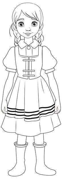Page gown silhouette images
