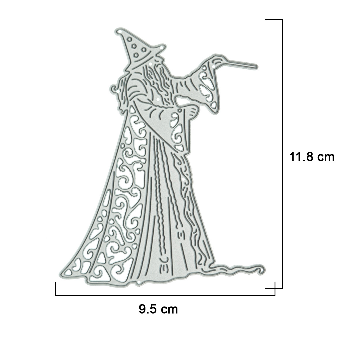 Metal cutting die wizard witcher orcerer pattern crapbooking decorating cutter tencil handmade craft card paper art work