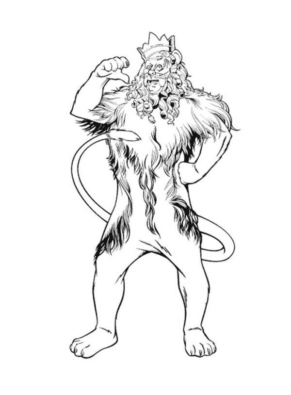 Printable wizard of oz coloring pages pdf