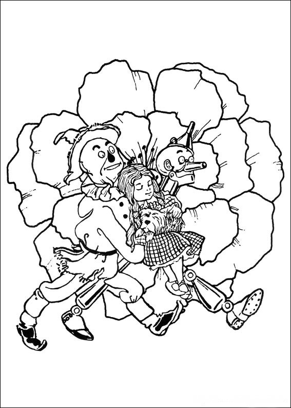 Wizard of oz coloring pages â birthday printable