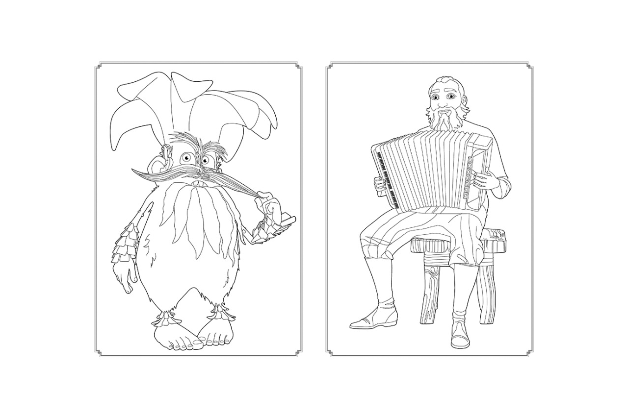 Coloring book the magic of color mavkas adventures new for creative personalities and fans of mavka forest song group