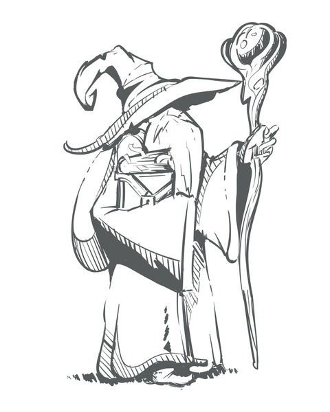 Doodle wizard royalty