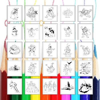 Wizard of oz coloring sheets tpt