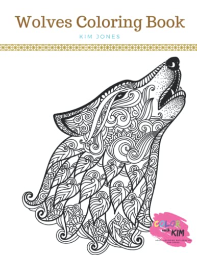 Wolves a wolves coloring book