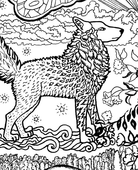 The art of healing trauma coloring book