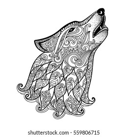 Wolves zentangle images stock photos d objects vectors